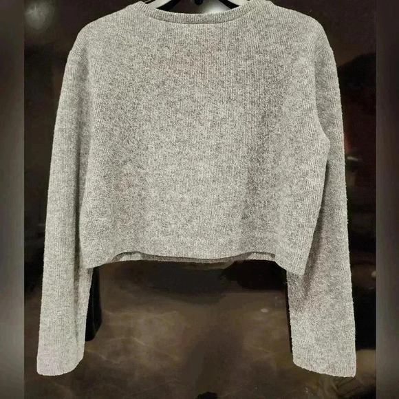 Zara Cropped Knit Sweater Small T!88 5.5 - Picture 2 of 5